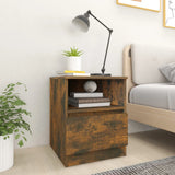 vidaXL Nightstand 40x40x50 cm engineered wood white