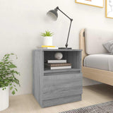 vidaXL Nightstand 40x40x50 cm engineered wood white