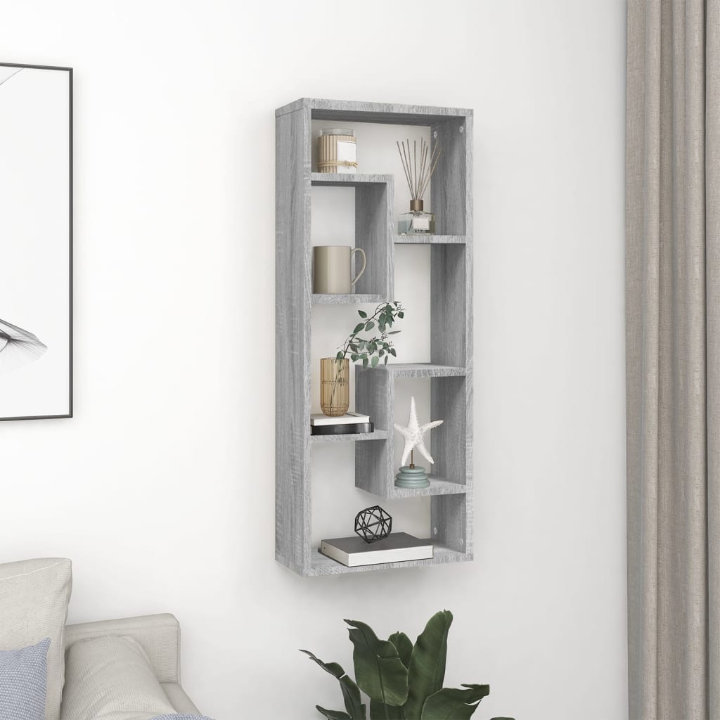 vidaXL Wandschap 36x16x90 cm bewerkt hout wit