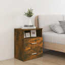 vidaXL Bedside Cabinet 50x32x60 cm White