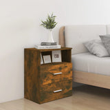 vidaXL Bedside Cabinet 50x32x60 cm White