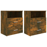 vidaXL Bedside Cabinet 50x32x60 cm White