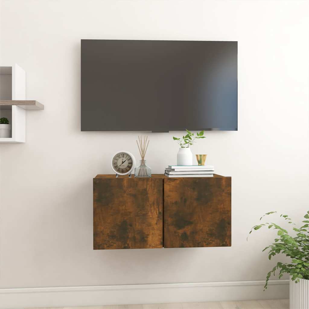 vidaXL Tv-hangmeubel 60x30x30 cm wit