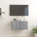 vidaXL Tv-hangmeubel 60x30x30 cm wit