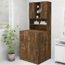 vidaXL Wasmachinekast 70,5x25,5x90 cm wit