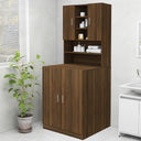 vidaXL Wasmachinekast 70,5x25,5x90 cm wit