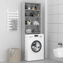 vidaXL Wasmachinekast 64x24x190 cm wit