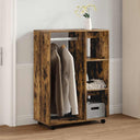 vidaXL Kledingkast 80x40x110 cm bewerkt hout wit