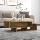vidaXL Salontafel 105x55x32 cm bewerkt hout wit