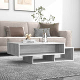 vidaXL Salontafel 105x55x32 cm bewerkt hout wit