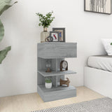 vidaXL Nachtkastje 40x35x65 cm bewerkt hout wit