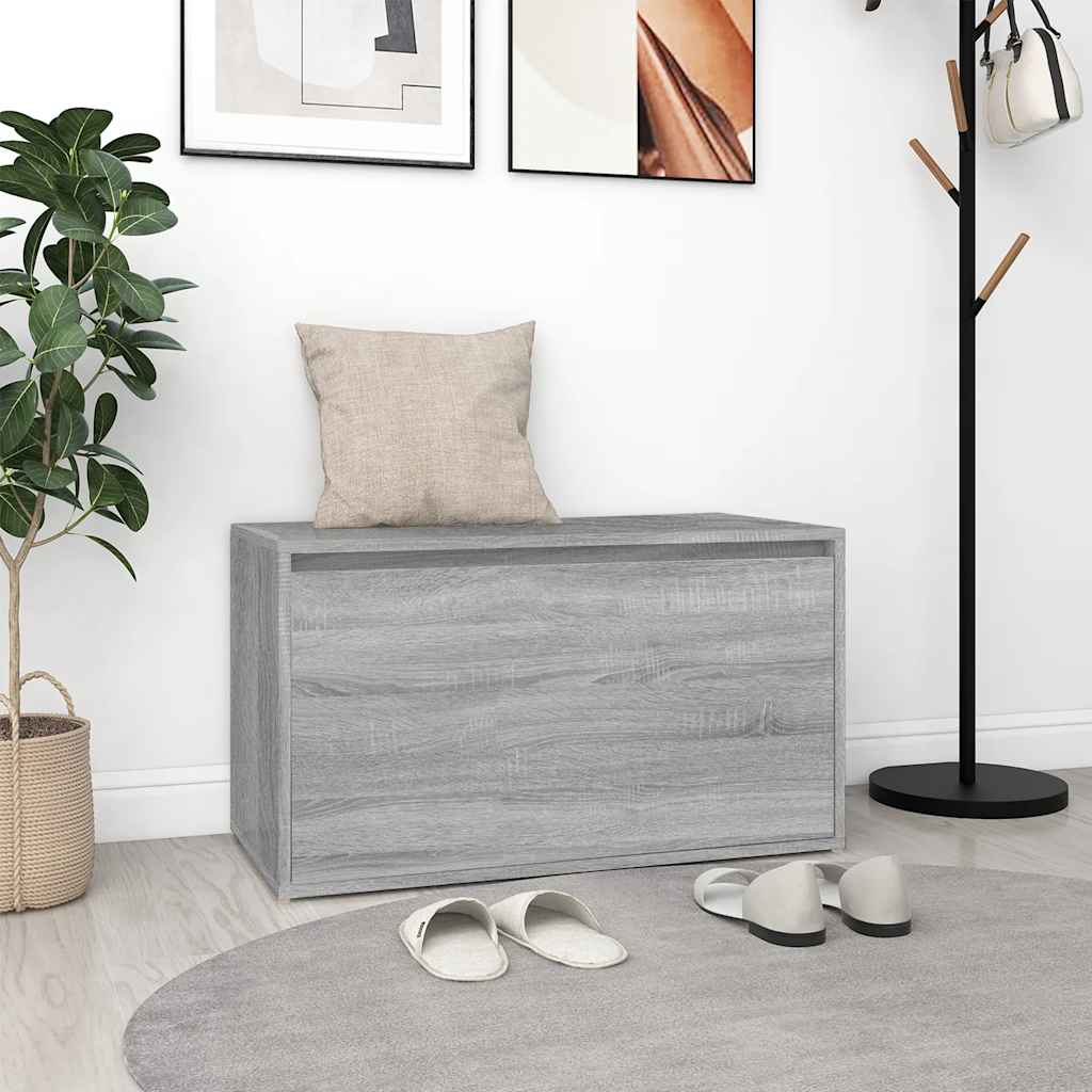 vidaXL Hallway Bench 80x40x45 cm Engineered Wood White