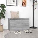 vidaXL Hallway Bench 80x40x45 cm Engineered Wood White