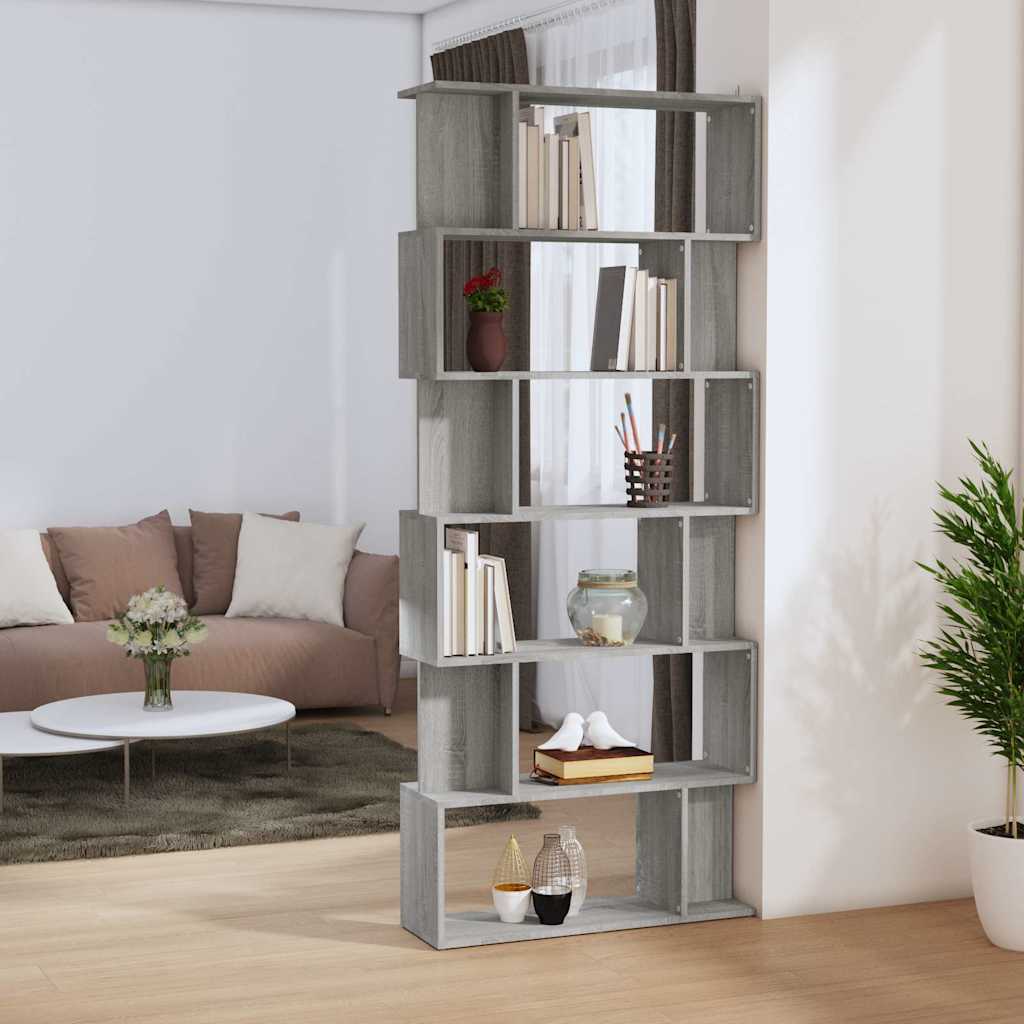 vidaXL Boekenkast / kamerscherm 80x24x192 cm bewerkt hout wit