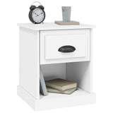 vidaXL Nachtkastje 39x39x47,5 cm bewerkt hout wit