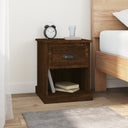 vidaXL Nachtkastje 39x39x47,5 cm bewerkt hout wit