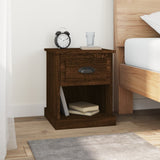 vidaXL Nachtkastje 39x39x47,5 cm bewerkt hout wit