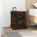 vidaXL Nachtkastje 39x39x47,5 cm bewerkt hout wit