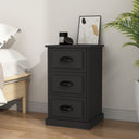 vidaXL Nightstand 39x39x67 cm engineered wood white