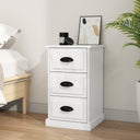 vidaXL Nightstand 39x39x67 cm engineered wood white