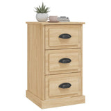 vidaXL Nightstand 39x39x67 cm engineered wood white