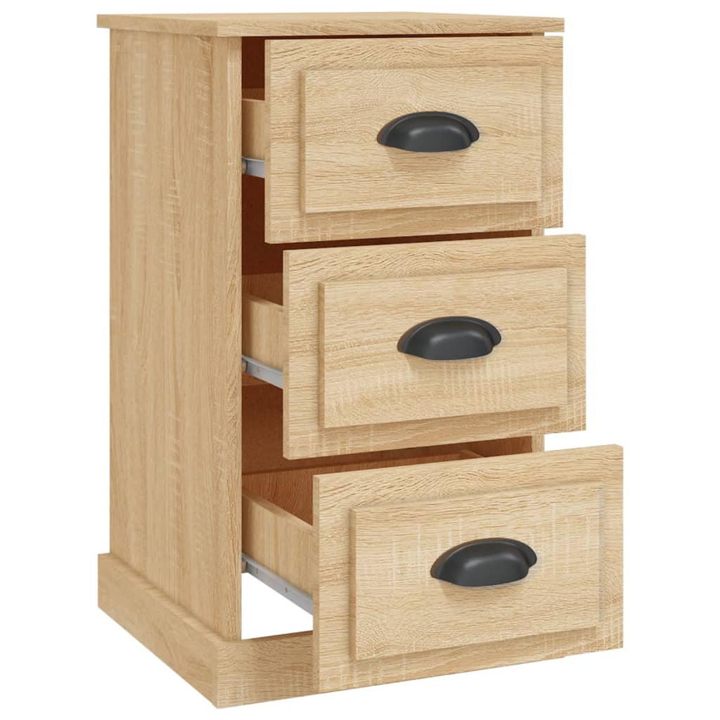 vidaXL Nightstand 39x39x67 cm engineered wood white