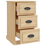 vidaXL Nightstand 39x39x67 cm engineered wood white