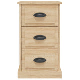 vidaXL Nightstand 39x39x67 cm engineered wood white