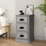 vidaXL Nightstand 39x39x67 cm engineered wood white
