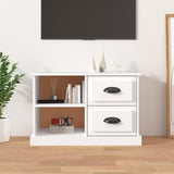 vidaXL TV cabinet 73x35.5x47.5 cm engineered wood white