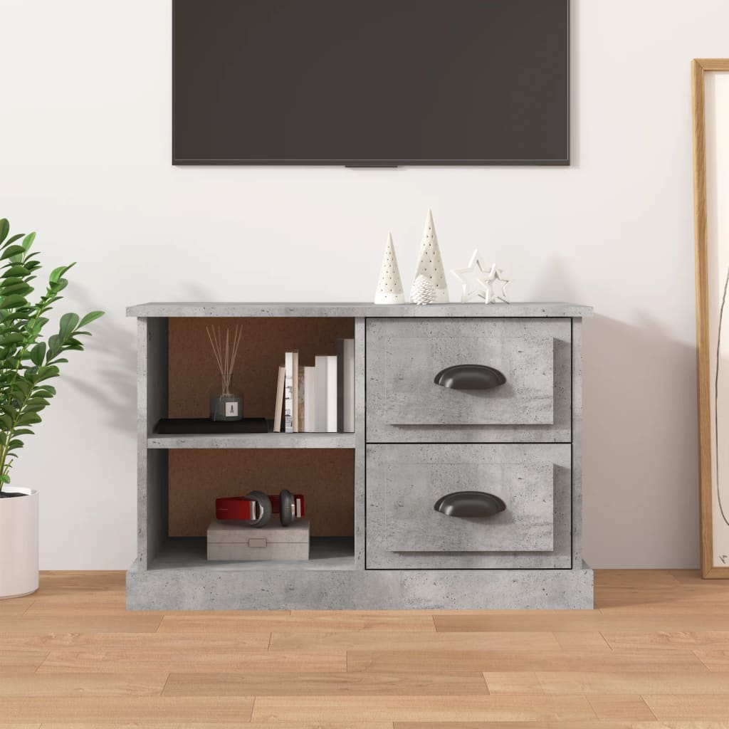 vidaXL TV cabinet 73x35.5x47.5 cm engineered wood white
