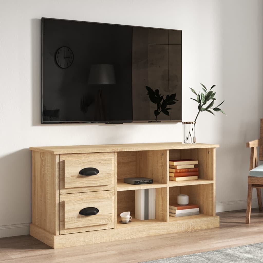 vidaXL TV cabinet 73x35.5x47.5 cm engineered wood white