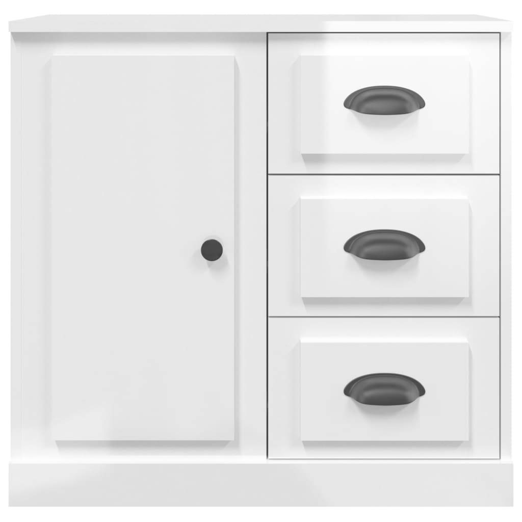vidaXL Dressoir 70x35,5x67,5 cm bewerkt hout wit