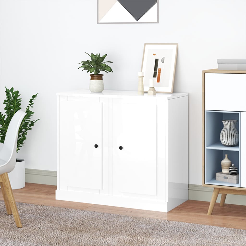 vidaXL Sideboard 37.5x35.5x67.5 cm engineered wood white