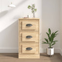 vidaXL Dressoir 36x35,5x67,5 cm bewerkt hout wit