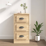 vidaXL Dressoir 36x35,5x67,5 cm bewerkt hout wit