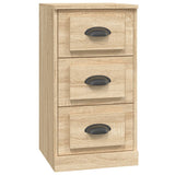 vidaXL Dressoir 36x35,5x67,5 cm bewerkt hout wit