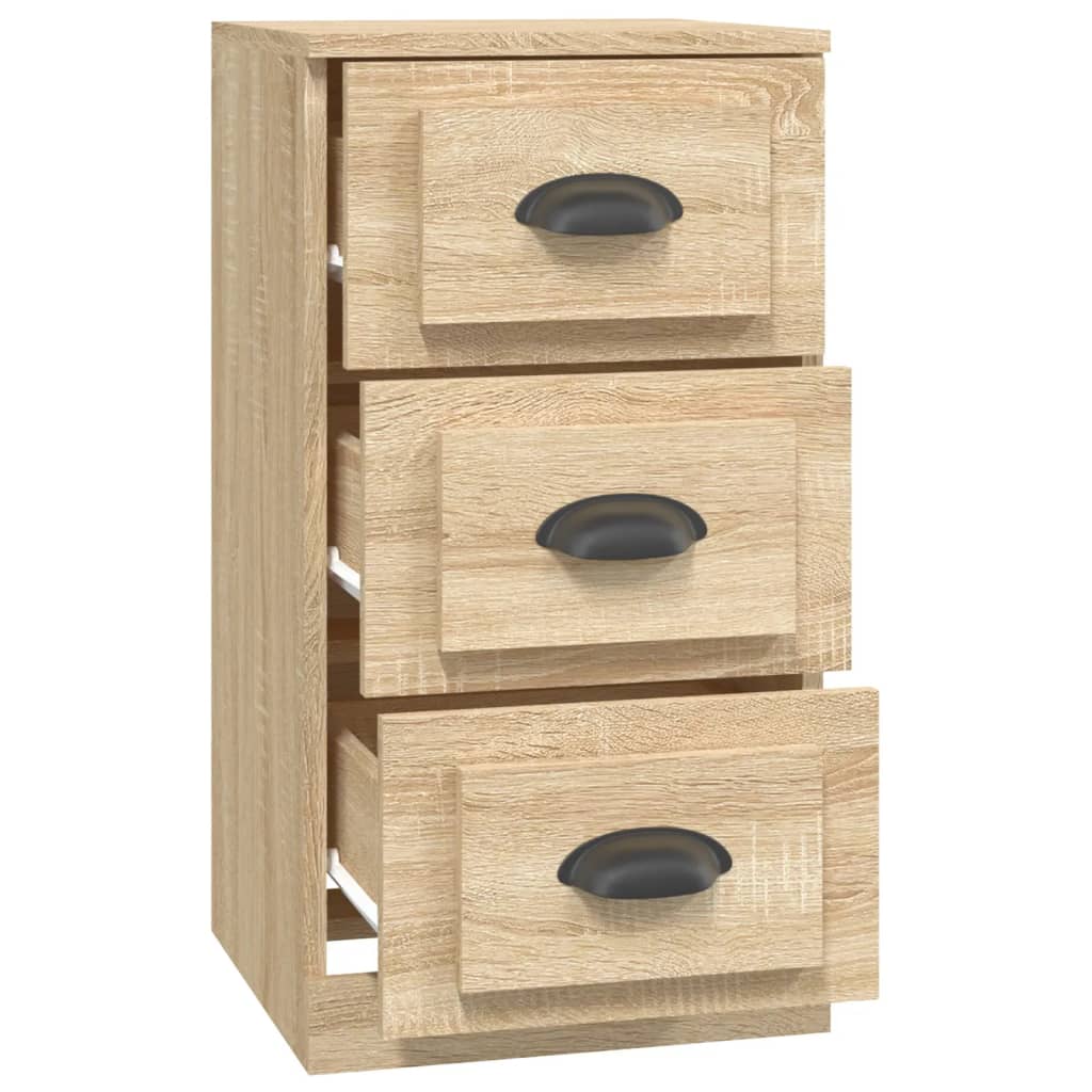vidaXL Dressoir 36x35,5x67,5 cm bewerkt hout wit