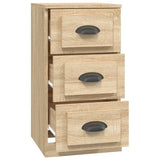 vidaXL Dressoir 36x35,5x67,5 cm bewerkt hout wit