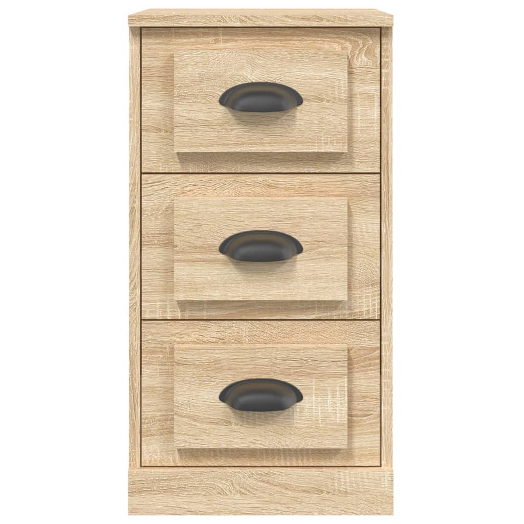 vidaXL Dressoir 36x35,5x67,5 cm bewerkt hout wit