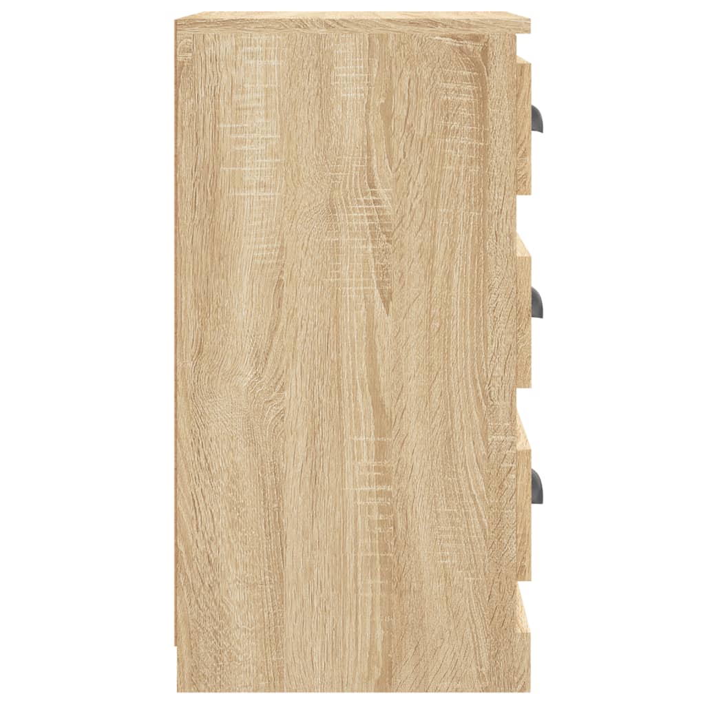 vidaXL Dressoir 36x35,5x67,5 cm bewerkt hout wit