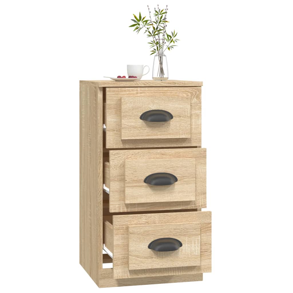 vidaXL Dressoir 36x35,5x67,5 cm bewerkt hout wit