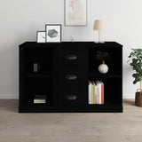 vidaXL Dressoir 104,5x35,5x67,5 cm bewerkt hout wit