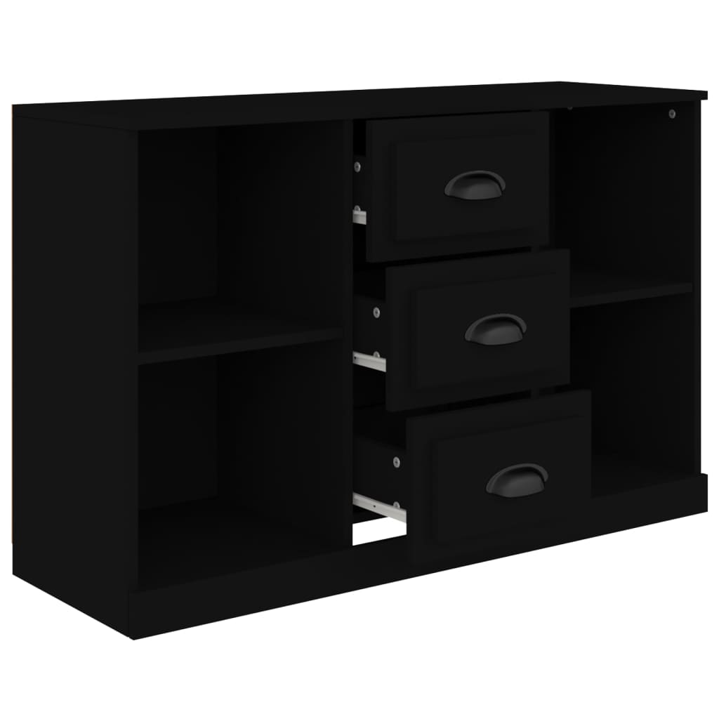vidaXL Dressoir 104,5x35,5x67,5 cm bewerkt hout wit
