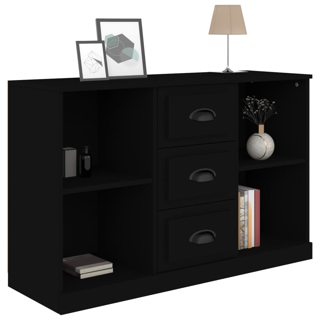 vidaXL Dressoir 104,5x35,5x67,5 cm bewerkt hout wit