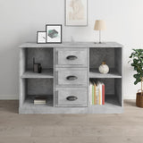 vidaXL Dressoir 104,5x35,5x67,5 cm bewerkt hout wit