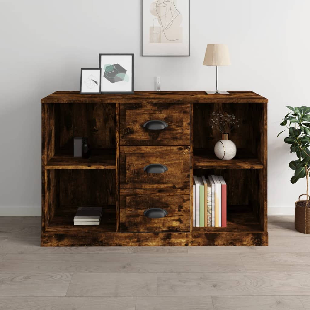 vidaXL Dressoir 104,5x35,5x67,5 cm bewerkt hout wit