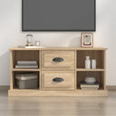 vidaXL Tv-meubel 99,5x35,5x48 cm bewerkt hout wit