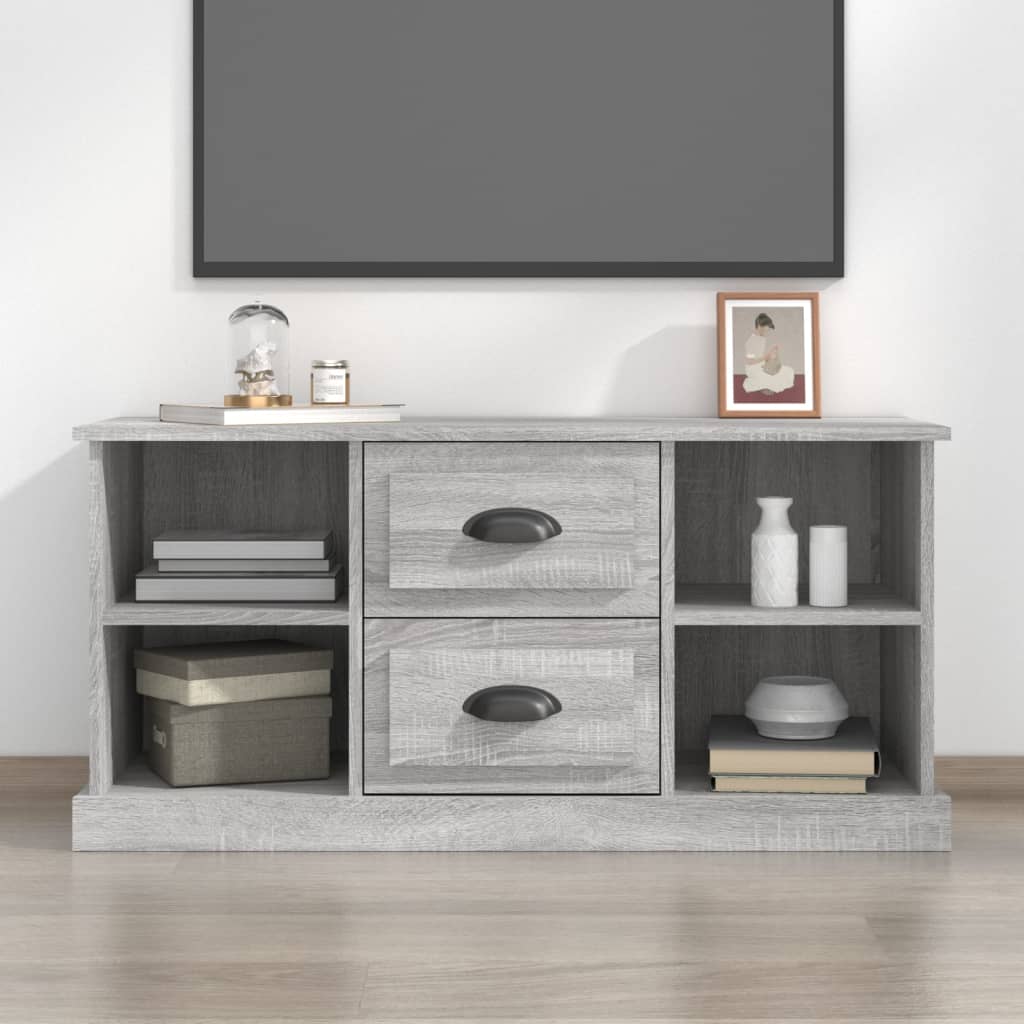 vidaXL Tv-meubel 99,5x35,5x48 cm bewerkt hout wit