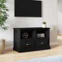 vidaXL Tv-meubel 80x35x50 cm bewerkt hout wit